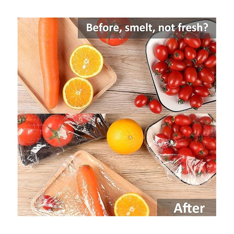 Fresh Keeping Bags, Plastic Sealing Bags Food Cover, Universal Kitchen