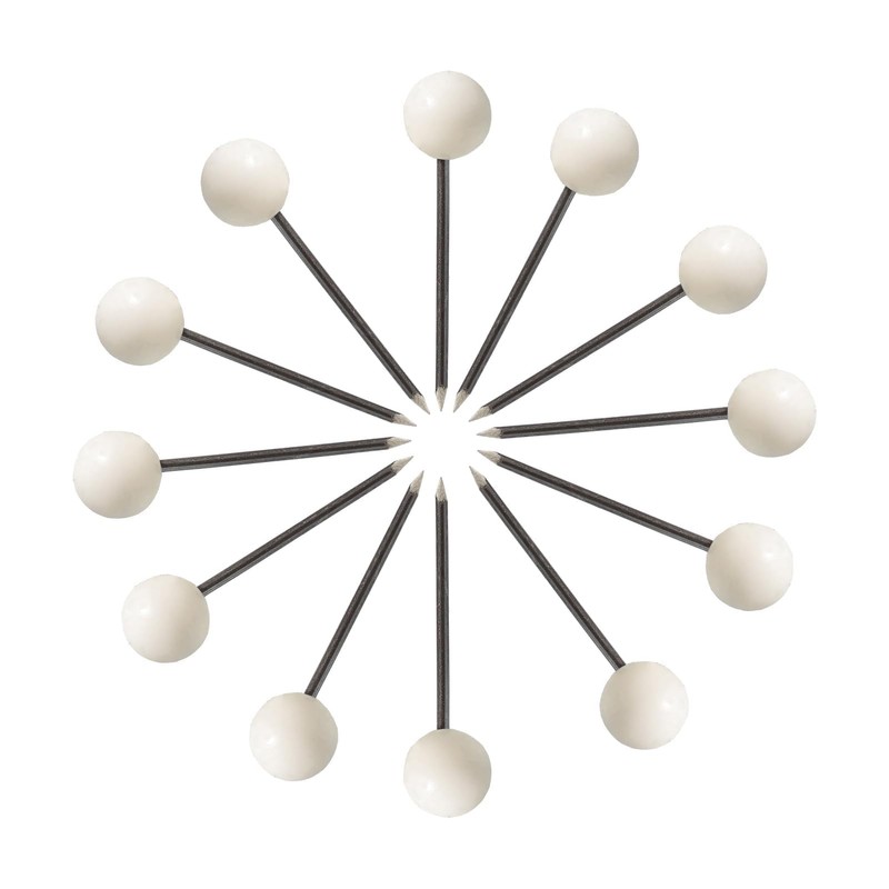 300 Pcs Round Head Tacks, 1/8 Inch Map Push Pins,