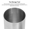 Tea Canister 304 Stainless Steel Tea Container Thicken Tea Sealing