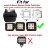 2pcs 3 inch Led Pod Lights Covers Cube Light Covers