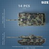 SEBUNAS Leopard 2A7 Militärpanzer im Maßstab 1/72, Schnellbaumodell, deutsches Panzerfahrzeug,