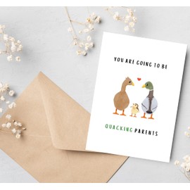 BYANIKA Pregnancy Congratulations Card | Baby Shower Cards | New Parents | Expecting Parents To Be | New Baby | On The Birth Of Your Newborn | Your Pregnant