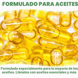 XPRS Nutra Size 00 Empty Capsules - Clear Veggie Capsules for Essential Oils - Capsules Express Empty Vegetable Capsules for Essential Oils- DIY Oil F