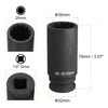 sourcing map 12-Point Deep Impact Socket 1/2 Inch Drive 26mm