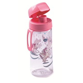 Snips - Unicorn Water Bottle - Water Bottle Kids - 0,50 LT - Kids Water Bottle 7x7x20 cm - Made in Italy - 0% BPA and phthalate free