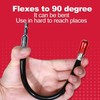 Geinxurn Flexible drill bit Extension Screwdriver Bit Holders, 1PACK 12Inches
