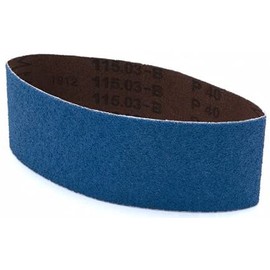 Multiblade Professional Sanding Belts Zirconia 65 x 410 mm, Pack of 3, Grain 80, for Wood and Metal, Professional Quality, for Sanding Belt Machines