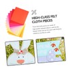DOITOOL 40Pcs DIY Craft Felt Sheets Soft Non Woven Squares