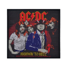 Klicnow AC/DC Highway To Hell Patch 10 X 10cm (4" X 4")