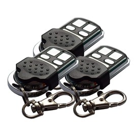 3 x Schartec hand-held transmitters Hörmann 868 MHz compatible and Marantec 868 MHz compatible. Garage door operators. Replaces HSM 4 HSE 2 HS 4 HSP HSD Digital 302-304 - 313-321 remote control garage