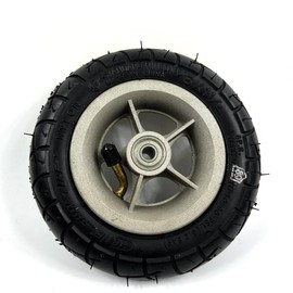 150MM Scooter Inflation Wheel With Aluminium Alloy Hub 6" Pneumatic Tyre With Inner Tube Electric Scooter 6 Inch Pneumatic Tire (sliver)