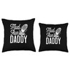 Mud Run Daddy Obstacle Course Racing Enthusiast Throw Pillow