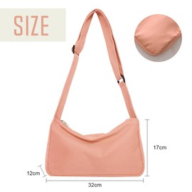 Bieiyhe Umhängetasche Damen Casual,Schultertasche Tragbare,Crossbody Bag Stylisch,Bauchtasche,Handtasche Segeltuch,Umhängetasche Mit Reißverschluss,Schultertasche Mit Schultergurt Einstellbar