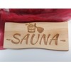 Generisch Sauna Sign Solid Beech Wood 38 x 17 cm