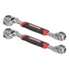 2Pcs 8 In 1 Socket Wrench Carbon Steel Multifunctional 360°