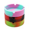 LEKAI Multiuse 3PCS Silicone Round Ashtray High Temperature Resistant Unbreakable