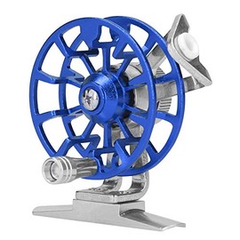 Crisis Smooth Ice Fishing Reel, Right-Handed 2.1in Fishing Reels Spinning, Portable Fishing Enthusiast Boat Fishing for Ice Fishing Fishermen(Blue)