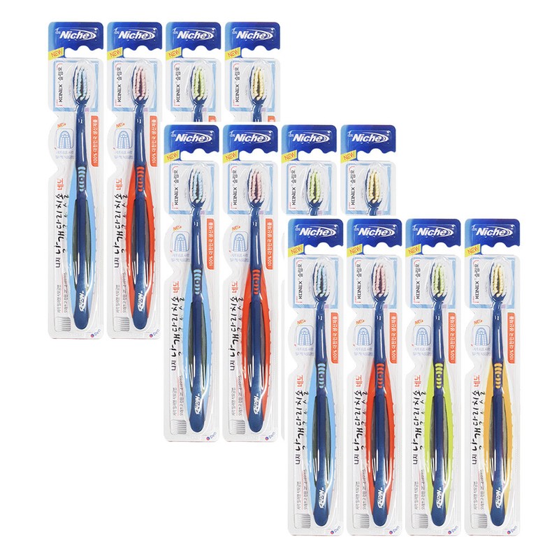 12 Nichi winged toothbrushes / 니치 날개달린 칫솔 12개