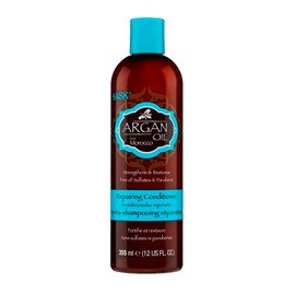 HASK, Acondicionador Reparador de Aceite de Argán, Revive y Restaura el Cabello Dañado, Desenreda, Libre de Sulfatos, Parabenos, Ftalatos y Gluten, 355 ml