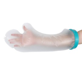 Aki Kumaya Reusable Waterproof Gypsum Cover for Shower, Surgery, Tears, Cuts, Scratches and Bandage Covers for Adults, Arm Shorts