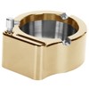Stainless Steel Ashtray with Matches Lighter Function for Home Office