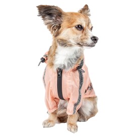 Dog Helios ® 'Torrential Shield' Waterproof Multi-Adjustable Pet Dog Windbreaker Raincoat