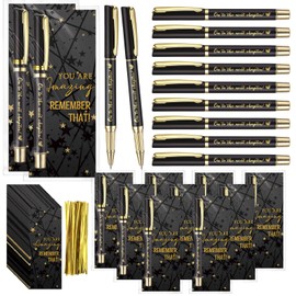 Sayglossy 90 Pcs Graduation Gift Sets Class of 2025 Graduation Favors Including 30 Ballpoint Pens 30 Inspirational Cards with 30 OPP Bags for Student College High School Graduation Party Souvenirs