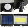 100 LED Solar Powered Wall Light Outdoor IP65 Waterproof Motion
