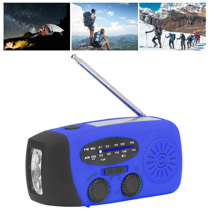 Hand Crank Solar Radio Multifunctional Emergency Radio LED Radio with