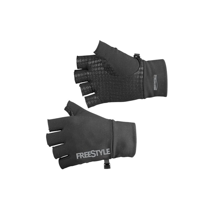 Spro Freestyle Gloves for Spin Fishing Fingerless Gloves, Size: XL