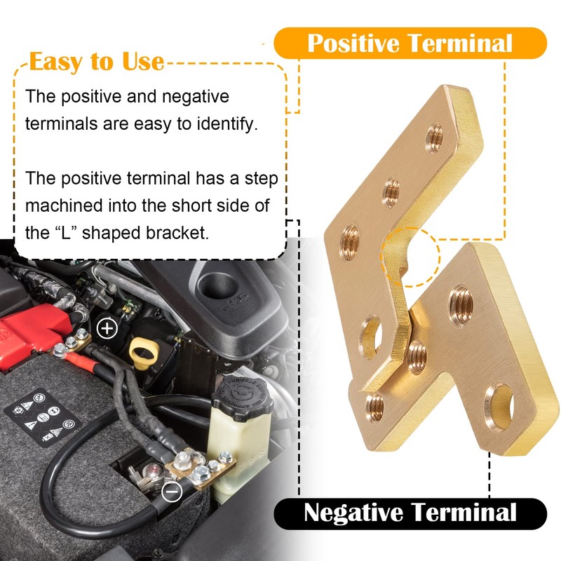 Extreme Duty Battery Terminals for Jeep Wrangler JL & Gladiator