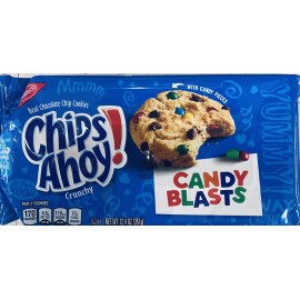 Nabisco 5x NABISCO Chips Ahoy! CANDY BLASTS ORIGINAL Chocolate Chip Cookies 12.4 oz 5 PK