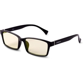 Redlemon Lentes para Computadora con Filtro de Luz Azul UV Antirreflejantes Antifatiga, transparentes, para pantallas de PC, laptop, smartphone, TV y videojuegos, hombre y mujer, con bolsa y microfibra