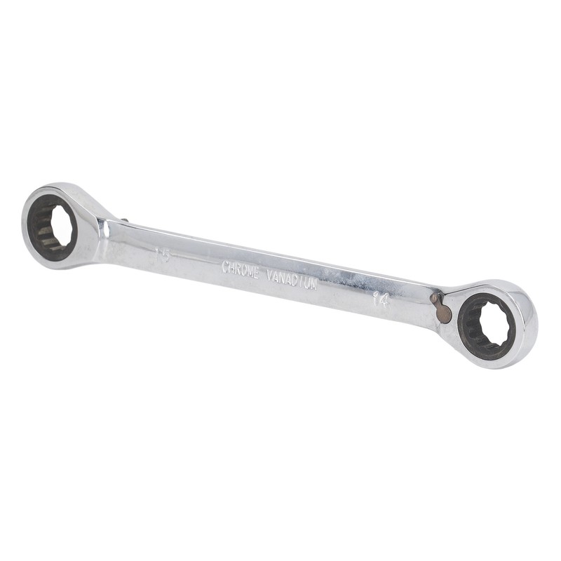 Double Ended Ring Wrench Universal Chrome Vanadium Steel 72 Tooth