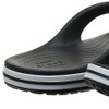 Crocs Unisex Bayaband Flip Flops, black white