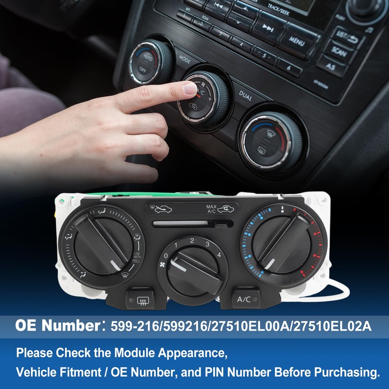 SWITCHRISE A/C Heater Climate Control Module for Nissan Versa 2007