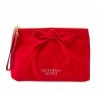 Victoria's Secret RED VELVET GLAM Make Up Bag Wristlet Clutch