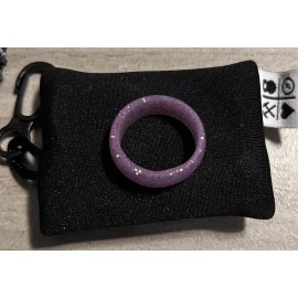 QALO Men's  Purple Sparkle Size 11 Ring