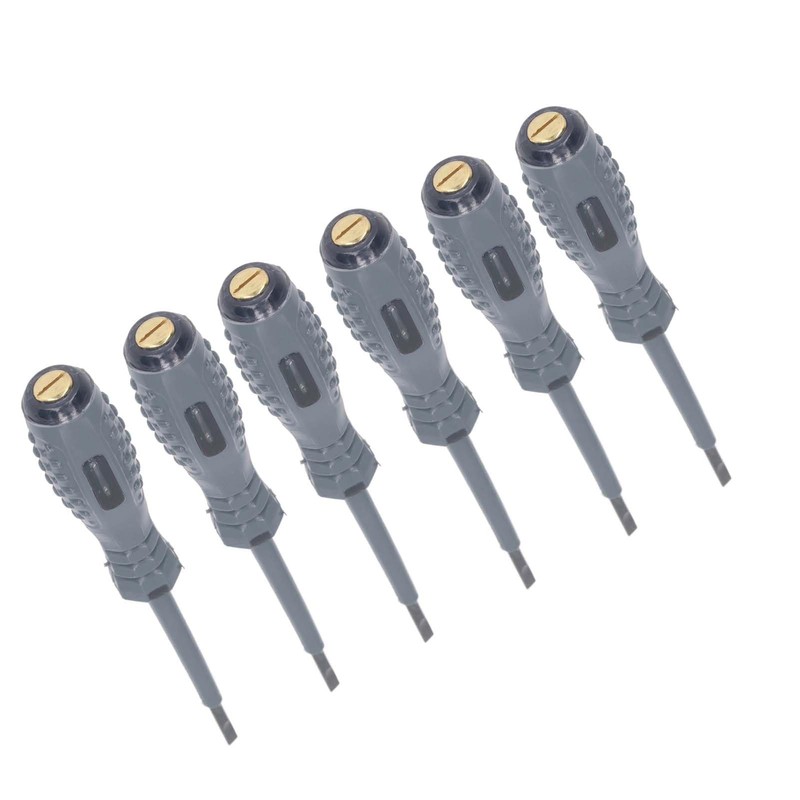 6pcs B05 Voltage Tester Non-Contact Electrical Test Pen with LED