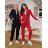 Totatuit 2 Piece Velour Tracksuit Sets For Women Velvet Sweatsuits