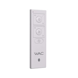 6-Speed Ceiling Fan Wireless Bluetooth Remote Control Wall Cradle in White