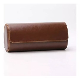 Estuchelandia Estuche De Viaje Elegante De Cuero Pu Para Relojes 3 Ranuras