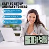 XREXS 14.5" Digital Wall Clock Battery Operated with Big Digits