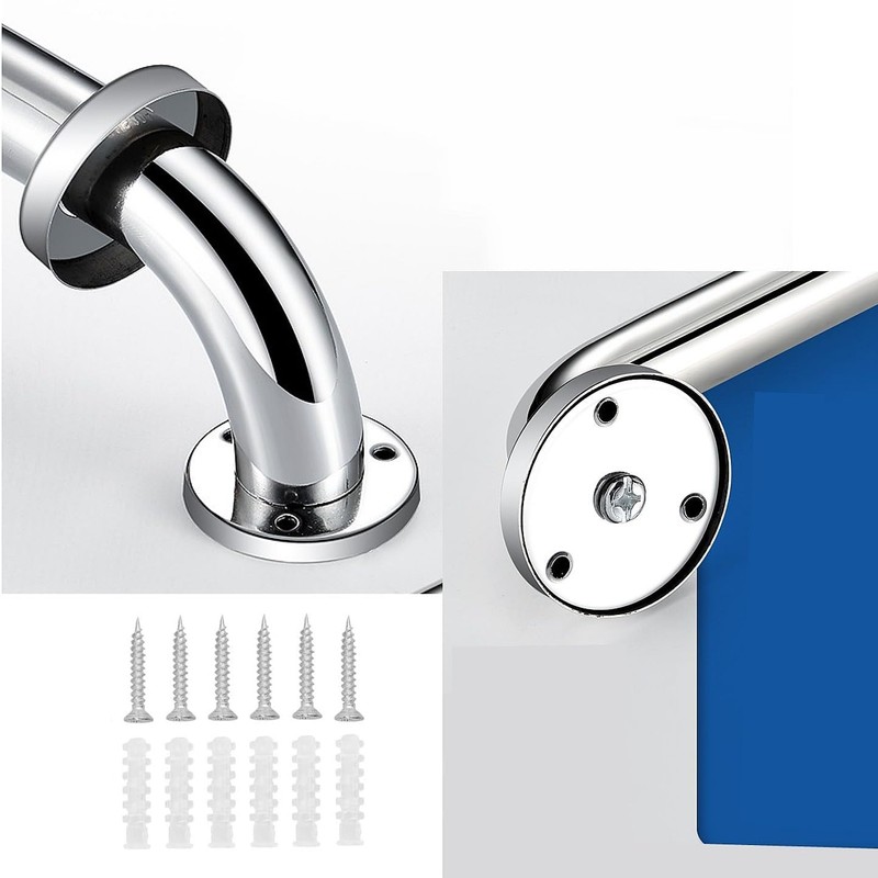 JZK Bathroom Safety Railing Grab Bar for Elderly, Shower Handrail