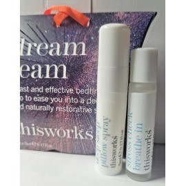 THIS WORKS ~ DREAM TEAM COMBO SET DEEP SLEEP PILLOW SPRAY & STRESS CHECK ROLL ON