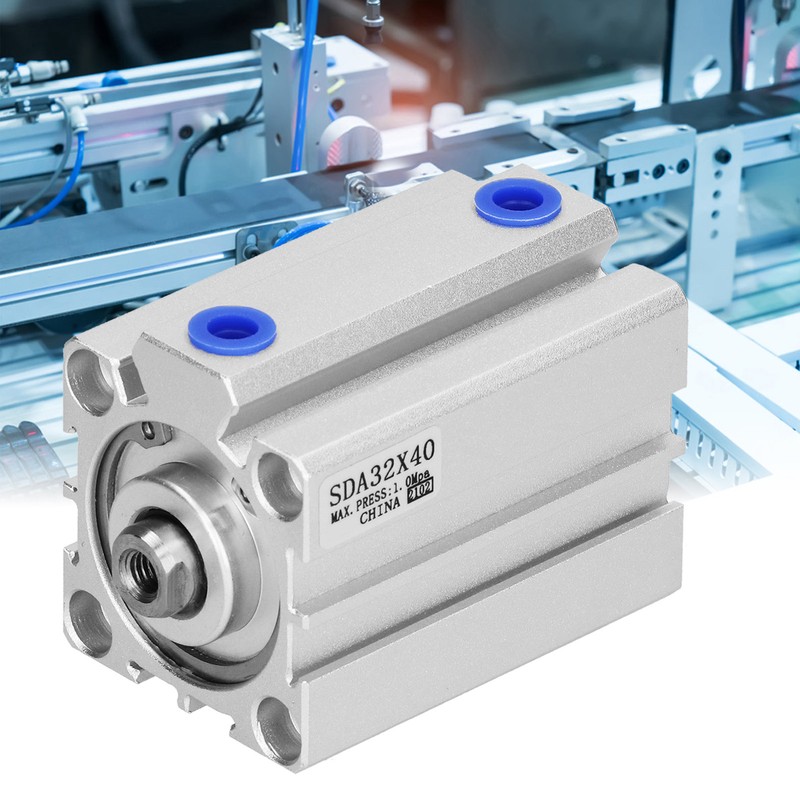 Air Cylinder Aluminum Thin Double Acting Sealing Pneumatic Components Accessories