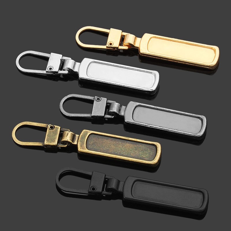 Zipper Pulls Replacement 4pcs DY.2ten Metal Easy to Install Bag
