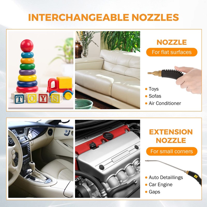 BEAMNOVA Power Car Steamer for Auto Detailing High Pressure Handheld