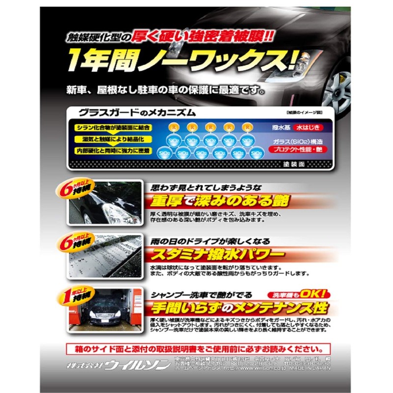 Wilson Glass Guard Coating Care