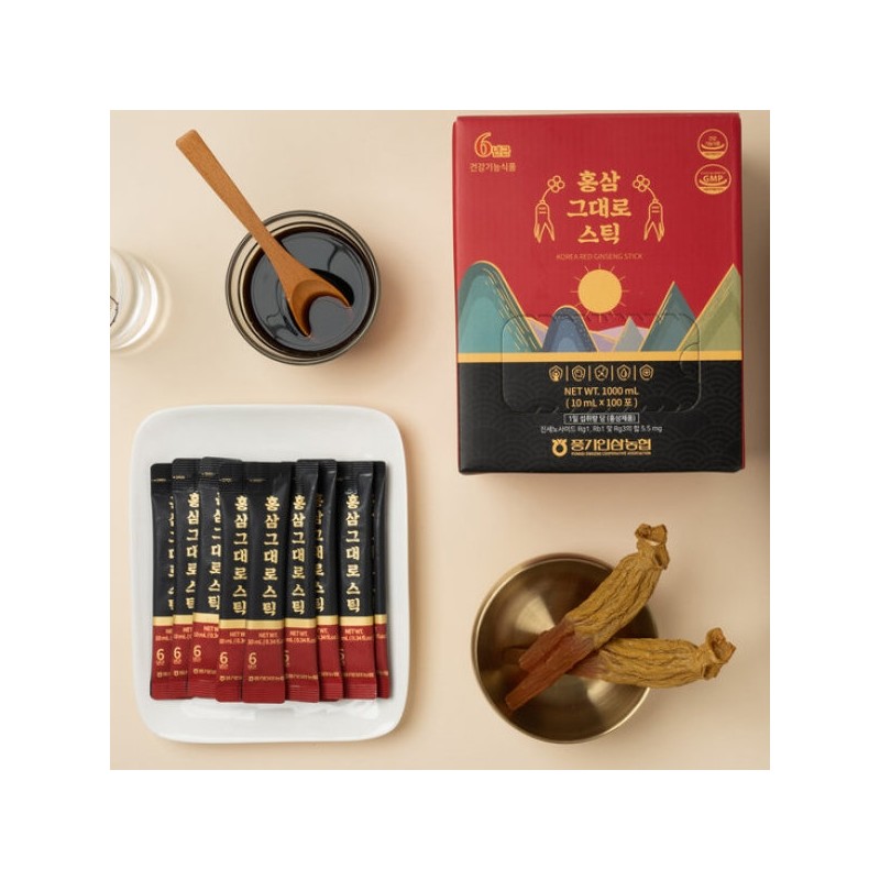 Punggi Ginseng Agricultural Cooperative Hwangpungjeong Hongsam Stick 100 / 풍기인삼농협